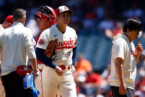 Angels’ Shohei Ohtani suffers torn ulnar collateral ligament, ending his season as a pitcher